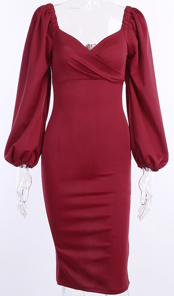 sd-17056 dress-red
